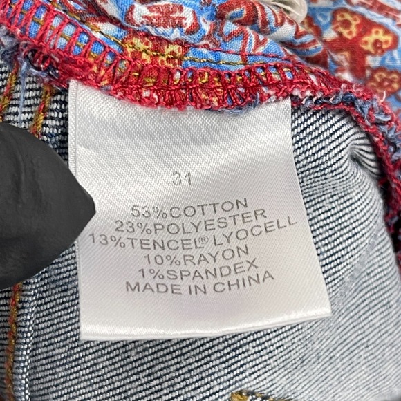 Johnny Was Jeans Womens Size 31 Blue Denim Skinny Leg Mid-Rise Stretch Casual‎ - Picture 15 of 16